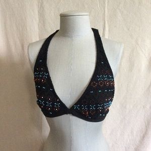 Black Coco Reef Bikini Top